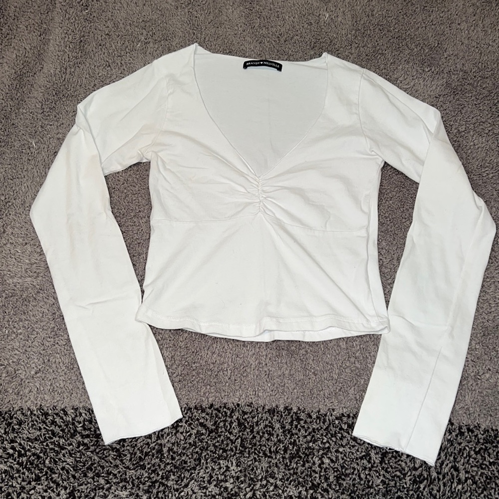 White Brandy Long Sleeve